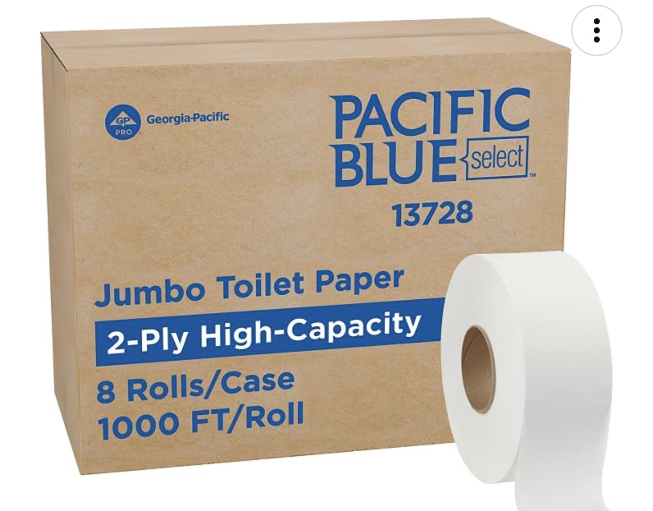 Pacific Blue jumbo toilet paper