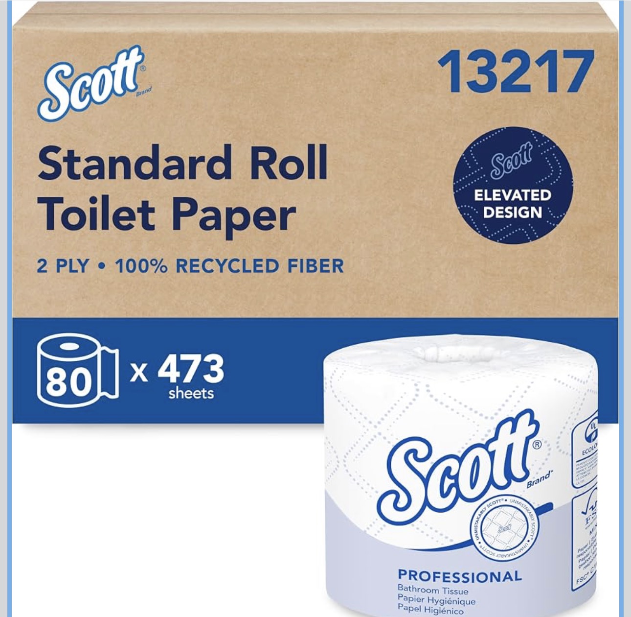 Scott standard toilet paper