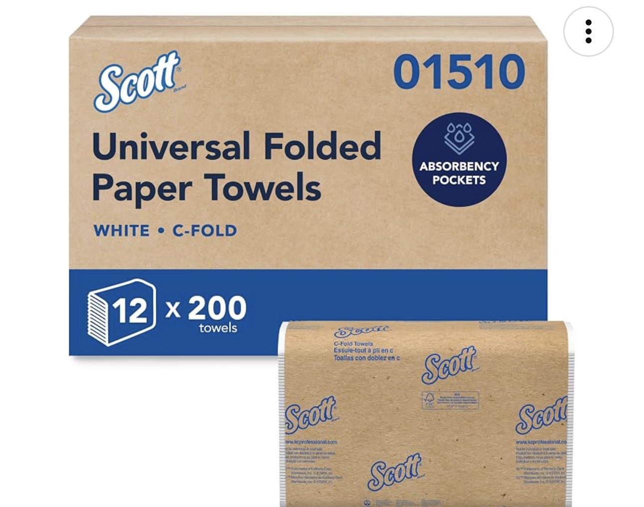 Scott folded paper towels